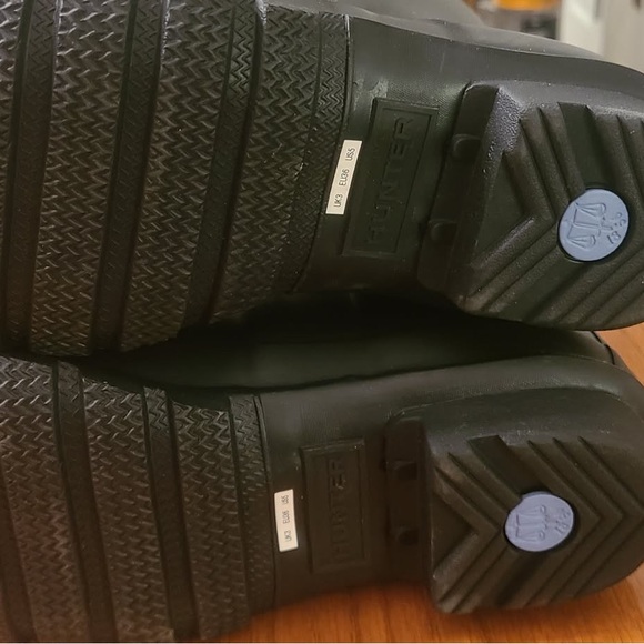 💵NEW💵 Hunter Classic Original Tall Black Waterproof Boots SIZE 5 WITHOUT BOX - Picture 5 of 10